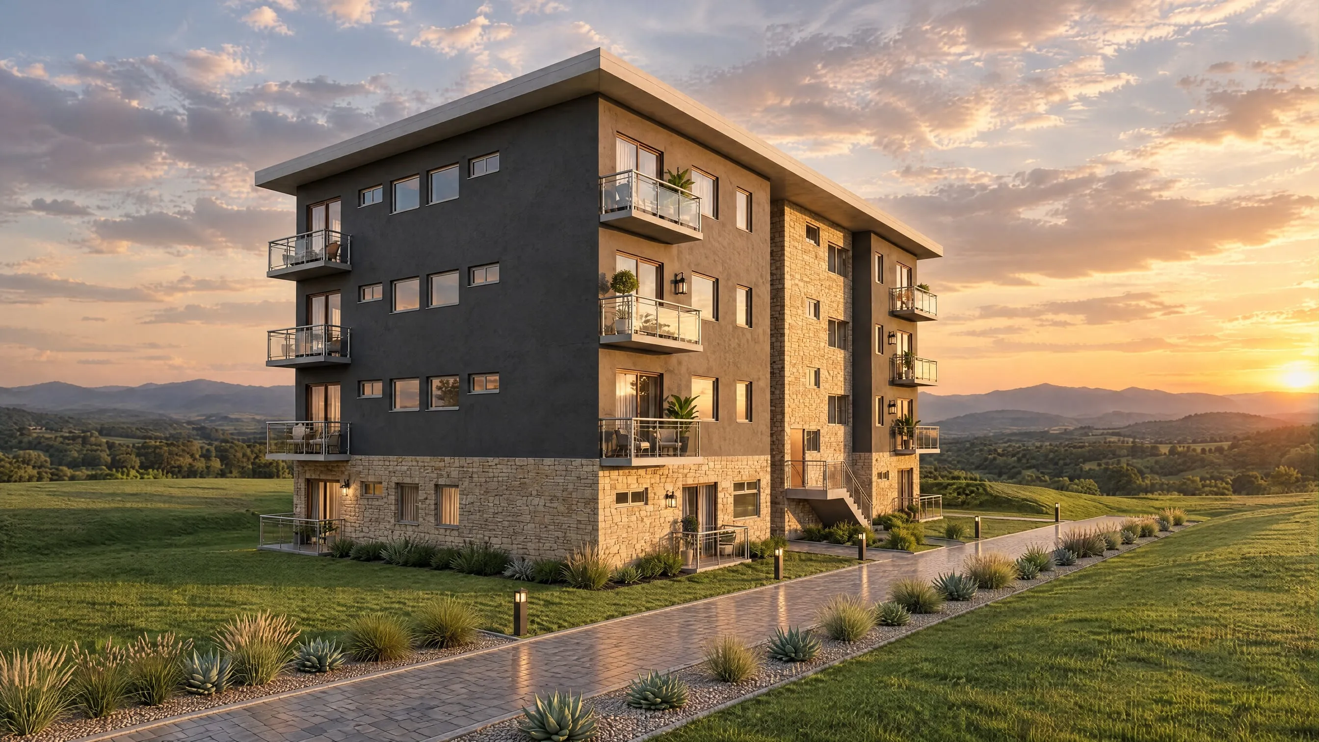 Condominio Lucerna, render