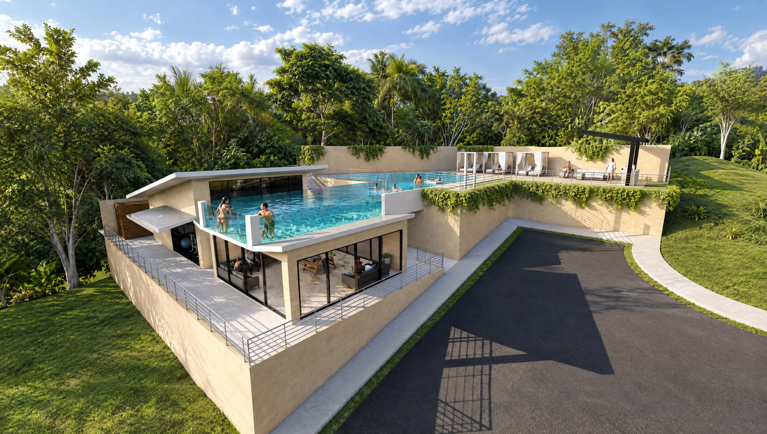 Tamarindo Dreams, amenities — render 1